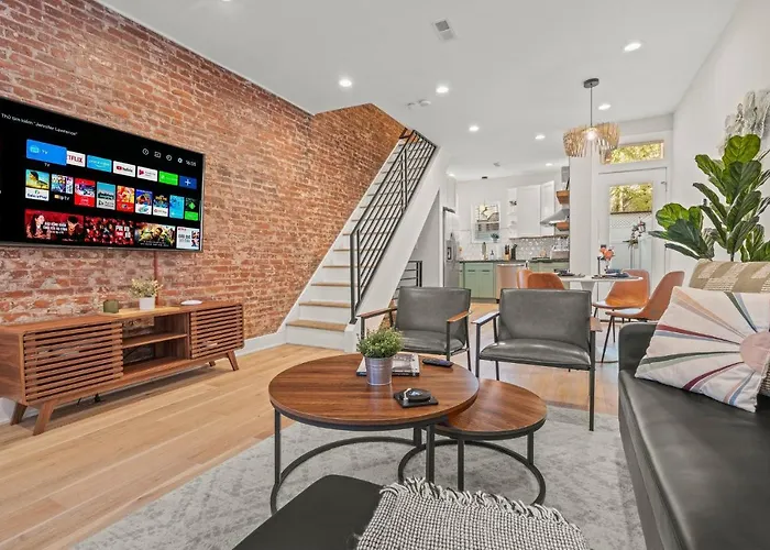 Kid-Friendly Fishtown Family Retreat With Game Room